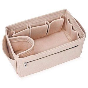 Insert/Organizer- XL- Designer Handbags/Totes -Khaki Style2